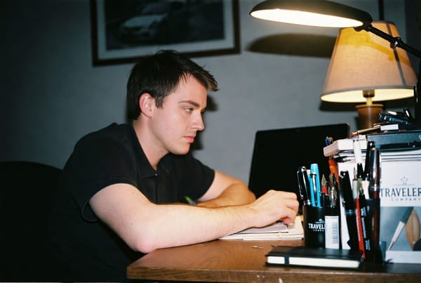 Phillip Presswood at work.